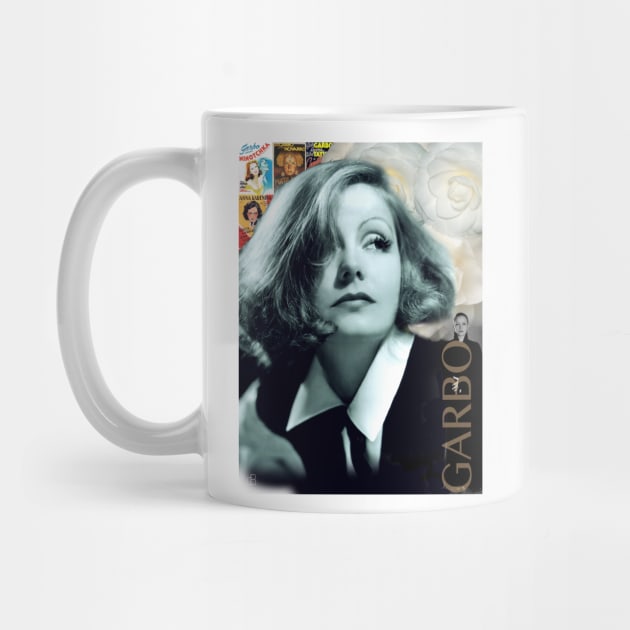 Greta Garbo Collage Portrait by Dez53